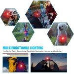 USB Rechargeable Bike Front and Tail Light Set