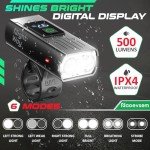 USB-C Rechargeable Bike Lights & Bell Set