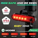 USB-C Rechargeable Bike Lights & Bell Set