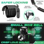 USB-C Rechargeable Bike Lights & Bell Set