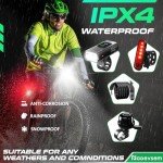 USB-C Rechargeable Bike Lights & Bell Set