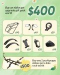 PUCKIPUPPY 1000W 48V Electric Bike, 26" Fat Tire