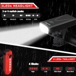 EBUYFIRE USB Rechargeable Super Bright Bike Lights