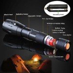 2 Pack Waterproof 3000 Lumens Tactical Flashlights