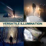2 Pack Waterproof 3000 Lumens Tactical Flashlights