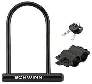 Weather-Resistant U-Lock with 2 Keys for Security