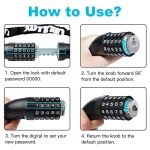 UBULLOX 3FT Combination Bike Chain Lock
