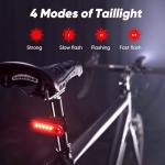 Oldber 1200 Lumens Rechargeable Bike Light Set