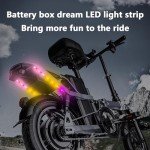 RGB LED Bike Frame Light Strip for Safety
