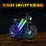 RGB LED Bike Frame Light Strip for Safety