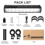 17 LED Bike Light, 25500 Lumen, 4 Modes