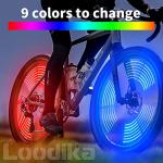 Color Changing Wheel Lights for Bikes - 2 Packs