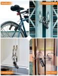 Compact Combination Cable Lock with 3 Steel Ropes