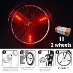 Color Changing Wheel Lights for Bikes - 2 Packs