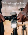 Magicshine EVO 1700 Underneath Mounted Bike Lights for Night Riding,USB-C Rechargeable Bike Headlight, IPX 6 Waterproof Bike Front Light for Road Urban Cyclists (Black)