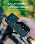 Magicshine EVO 1700 Underneath Mounted Bike Lights for Night Riding,USB-C Rechargeable Bike Headlight, IPX 6 Waterproof Bike Front Light for Road Urban Cyclists (Black)