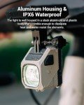 Magicshine EVO 1700 Underneath Mounted Bike Lights for Night Riding,USB-C Rechargeable Bike Headlight, IPX 6 Waterproof Bike Front Light for Road Urban Cyclists (Black)
