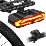 Smart Bike Tail Light with Turn Signals and Alarm