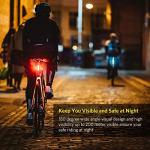 THORFIRE USB Rechargeable LED Bike Tail Light