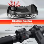 Smart Bike Tail Light with Turn Signals and Alarm
