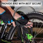 High Security 4-Digit Bike Lock Cable Set