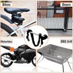 Bike Chain Lock, 5 Digit Combination Heavy Duty Anti Theft Bicycle Chain Lock, 12/4.7 Feet Long Security Resettable Bike Locks for Bike, Bicycle, Scooter, Motorcycle, Door, Gate, Fence