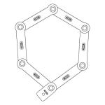 Abus Bordo Alarm 6000A Folding Bike Lock
