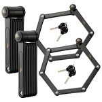 Via Velo Folding Bike Lock Set with Keys