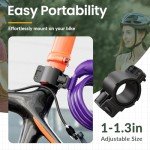 Titanker 4ft Resettable Bike Lock Cable - Purple