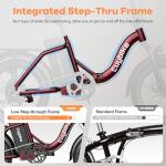 Folding 1000W Electric Bike with 80-Mile Range