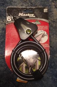 Master Lock Python Adjustable Locking Cable - 6 Feet