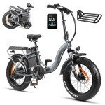 HELLOMOTO 1500W Folding Electric Bike for Adults