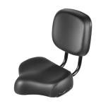 Extra Wide Ergonomic Bike Seat with Backrest