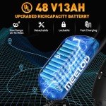 MEELOD 750W Electric Mountain Bike with 12V Headlight