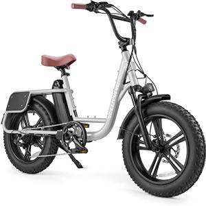 Velowave Prado S Fat Tire E-Bike (Silver)