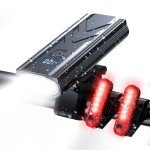 9000 Lumens Waterproof USB Rechargeable Bike Lights