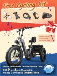 PUCKIPUPPY 750W Electric Adult Tricycle - 60 Mile Range