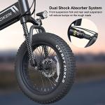 Wooken 750W Foldable Electric Bike with Fat Tires