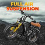 20" 1500W Fat Tire Electric Mountain Bike
