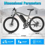 26" 520W Electric Bike for Adults