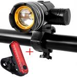USB Rechargeable LED Bike Headlight and Taillight Set