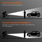 USB Rechargeable Bright Waterproof Bike Front Light