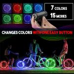 Bicycle Wheel Spoke Lights – 7 Color LED Set