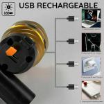 USB Rechargeable LED Bike Headlight and Taillight Set