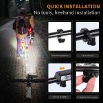 USB Rechargeable Bright Waterproof Bike Front Light