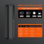 USB Rechargeable Super Bright Waterproof Bike Light