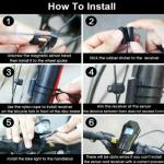 Rechargeable LED Bike Headlight and Rear Light