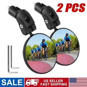 2pcs Handlebar Bike Mirrors with Tools