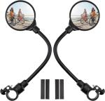Adjustable Bike Handlebar Mirrors - 2 Pack