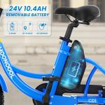 NAIZEA 16" Electric Tricycle for Kids Ages 6-16